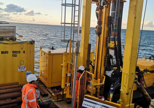 Sonic drill rig strengthens Lankelma’s nearshore marine services